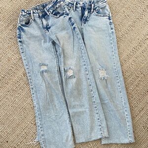 Art Class Light Blue Distressed Girls Jeans